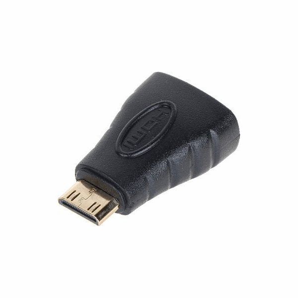 Cabletech AV adaptér HDMI konektor, pozlacená mini HDMI z...