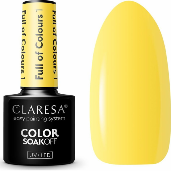 Activeshop CLARESA Hybridní lak Plný barev 1 -5g