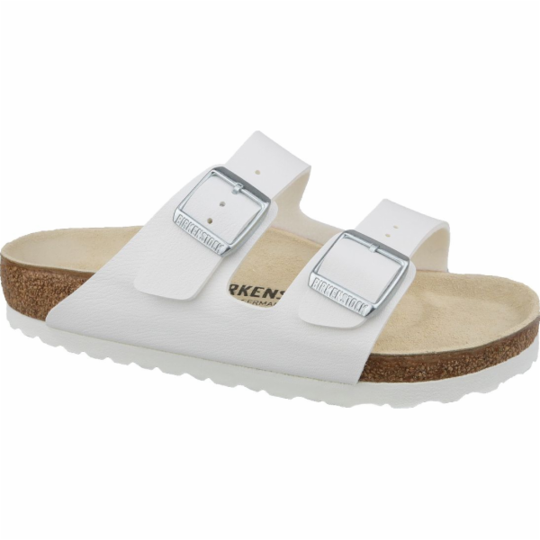 Birkenstock Arizona Birko-Flor dámské žabky, bílé, veliko...