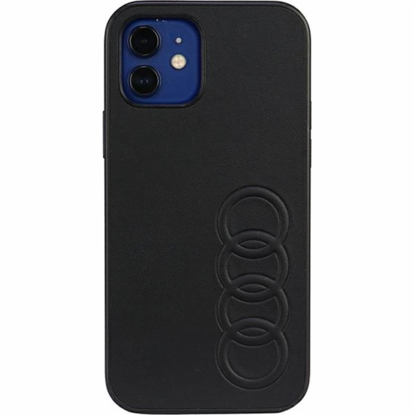 Audi Audi Synthetic Leather iPhone 12/12 Pro 6,1" černý/č...