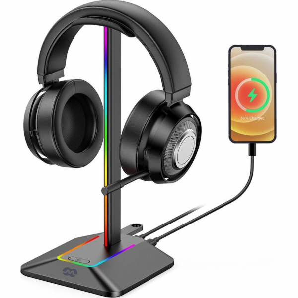 Stojan na sluchátka Mozos RGB LED D12