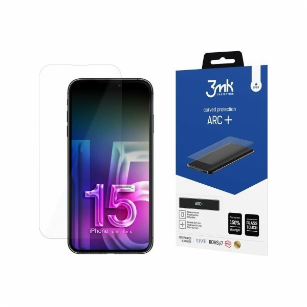 3MK ARC+ fólie iPhone 15 Pro Max 6,7" celoobrazovková fólie