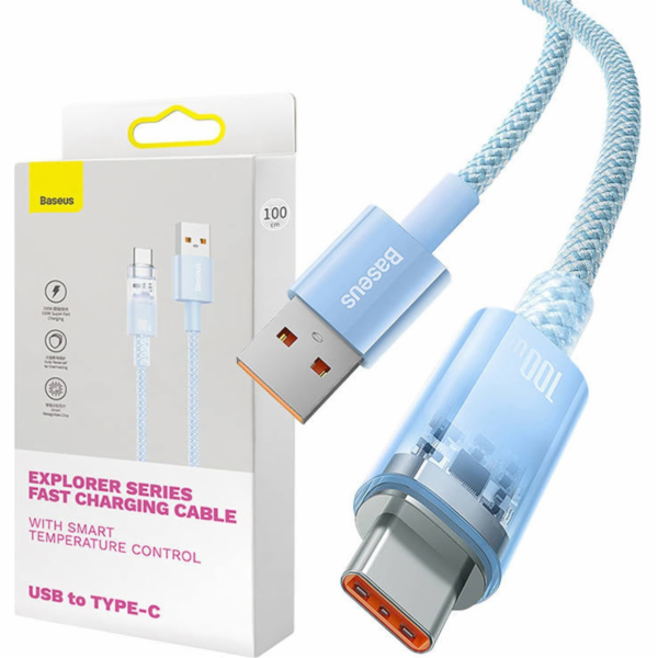 Baseus USB-A - USB-C USB kabel 2 m modrý (CATS010503)