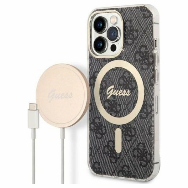 Guess Set Guess GUBPP13LH4EACSK Case+ Charger iPhone 13 P...