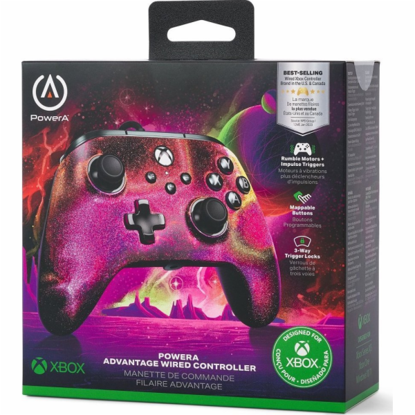 Kabelová podložka PowerA PowerA XS Advantage Sparkle