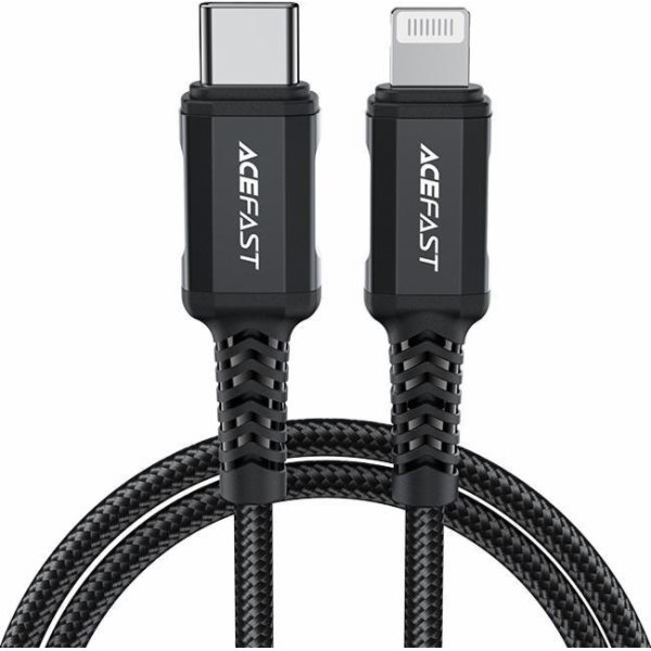 Acefast USB-C – Lightning kabel 1,8 m černý (6974316281306)