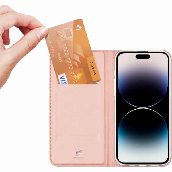 Dux Ducis Case pro iPhone 15 Pro kryt s klopou a peněženk...
