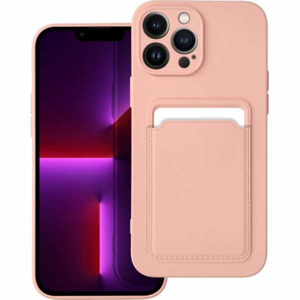 OEM CARD CASE pro IPHONE 13 Pro Max růžové