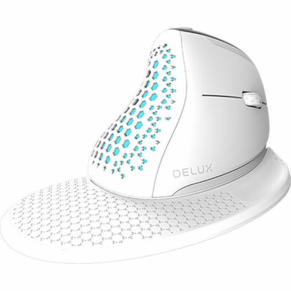 Delux myš Delux M618XSD BT+2,4G RGB bezdrátová vertikální...