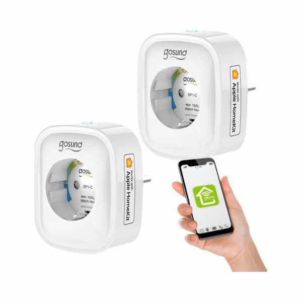 Gosund Smart WiFi zásuvka SP1-H, 2 ks.