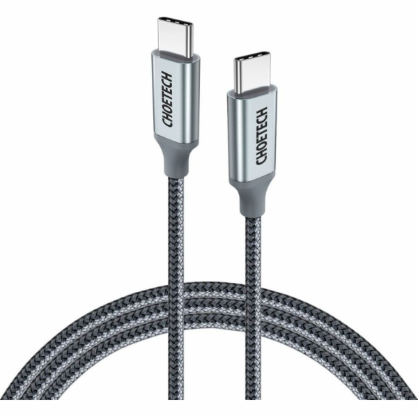 Choetech USB-C – USB-C USB kabel 1,8 m stříbrný (69718249...
