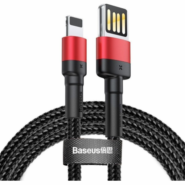 Baseus USB-A - Lightning kabel 1 m Černočervený (CALKLF-G91)