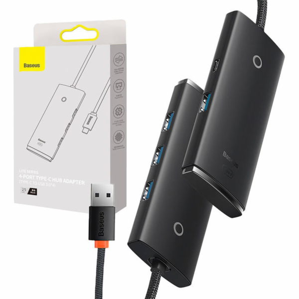 Baseus USB HUB 4portový USB-C 25CM (25CM)