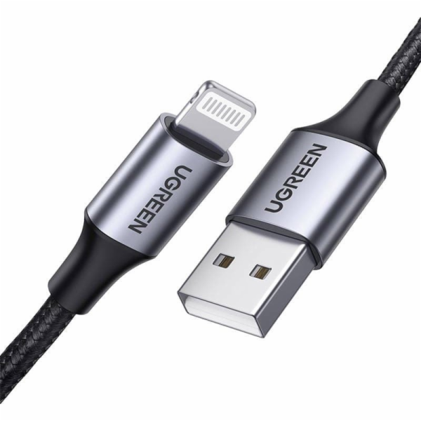 Ugreen USB-A – Lightning USB kabel 1,5 m černý (UGR1460)