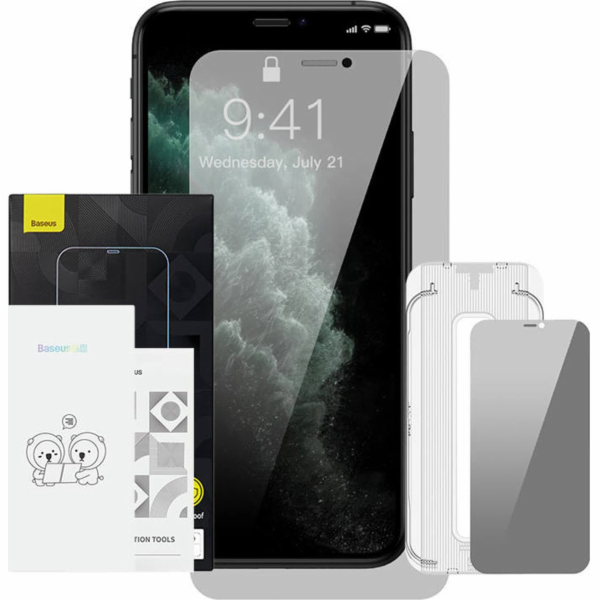 Baseus Tvrzené sklo Baseus Crystal Privacy Protection 0,3...