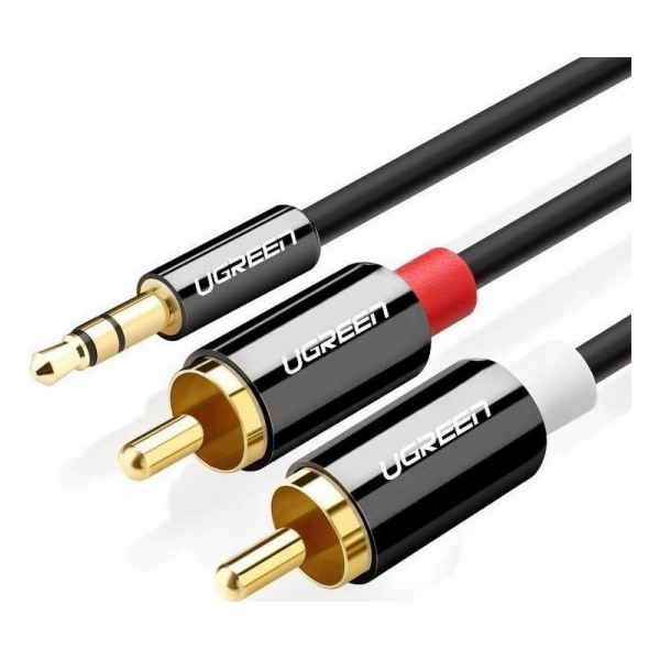 Ugreen Jack 3,5 mm - RCA (Cinch) kabel x 2 1,5 m černý (U...