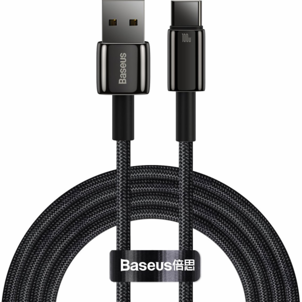 Baseus USB-A - USB-C USB kabel 2 m černý (CAWJ000101)