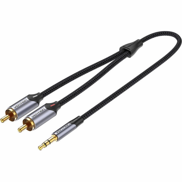 Vention kabel Kabel 2xRCA (Cinch) jack do 3,5mm Vention B...