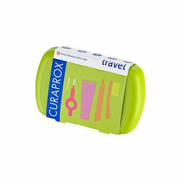 Curaprox Travel Set Zubní kartáček zelený 1 ks