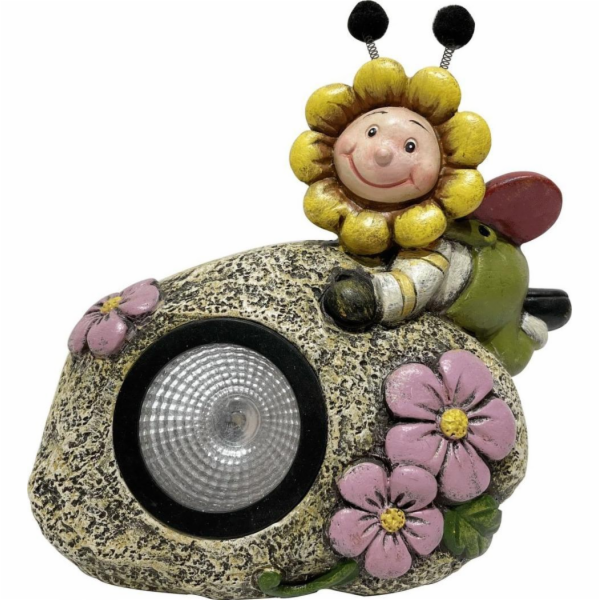 Saska Garden Garden dekorace solární lampa kámen 15x9,5x13cm