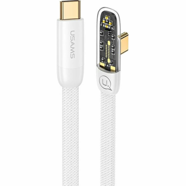 Usams USB-C – USB-C USB kabel 1,2 m bílý (USA894)