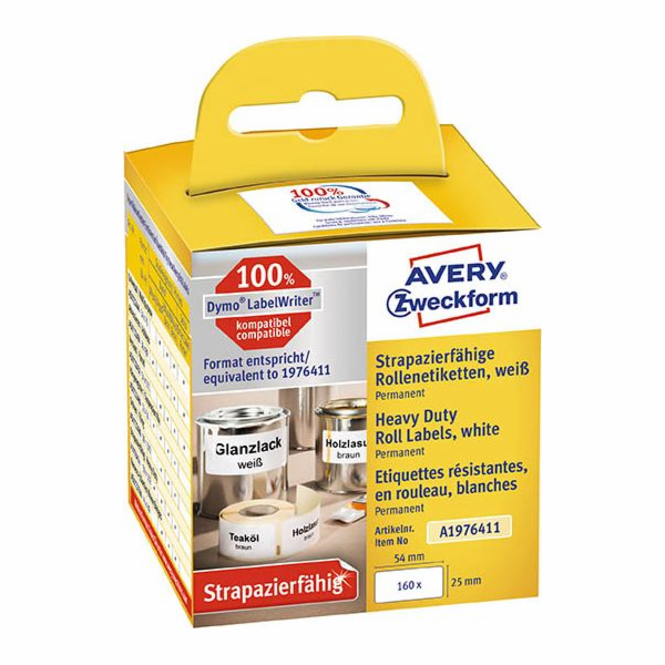 Avery Zweckform ZF HEAVY DUTY ETIKETY NA ROLÍ 25X54 MM 16...