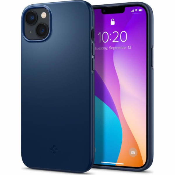 Pouzdro Spigen Thin Fit Apple iPhone 14 Plus tmavě modré