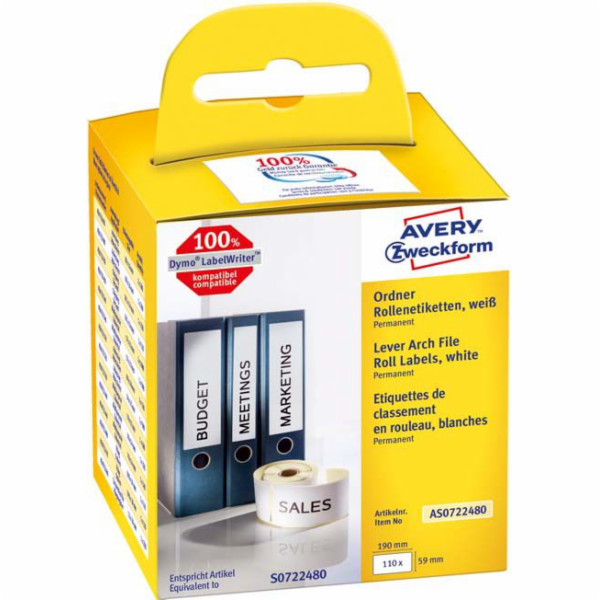 Avery Zweckform ZF UNIVERZÁLNÍ ŠTÍTEK NA ROLU 190X59 110 ...