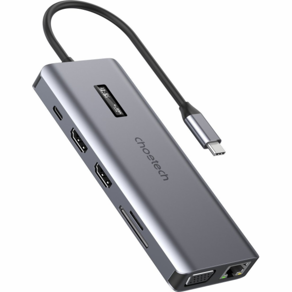 Choetech USB HUB adaptér 12v1 Choetech HUB-M26 USB-C na U...