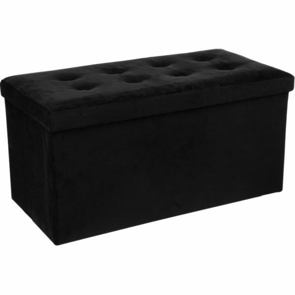 Atmosphera Prošívaná taška Adaline Black 76x38 cm