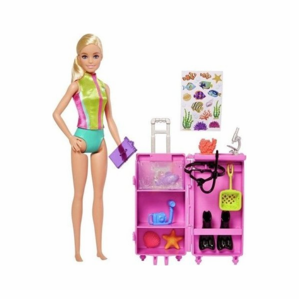 Mattel Barbie panenka Mořský biolog Sada s panenkou HMH26