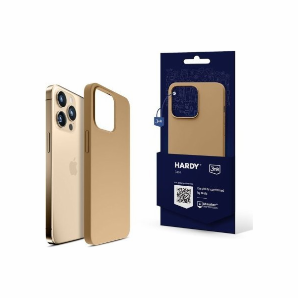Pouzdro 3MK Hardy Silicone MagCase Dark Gold na iPhone 15...