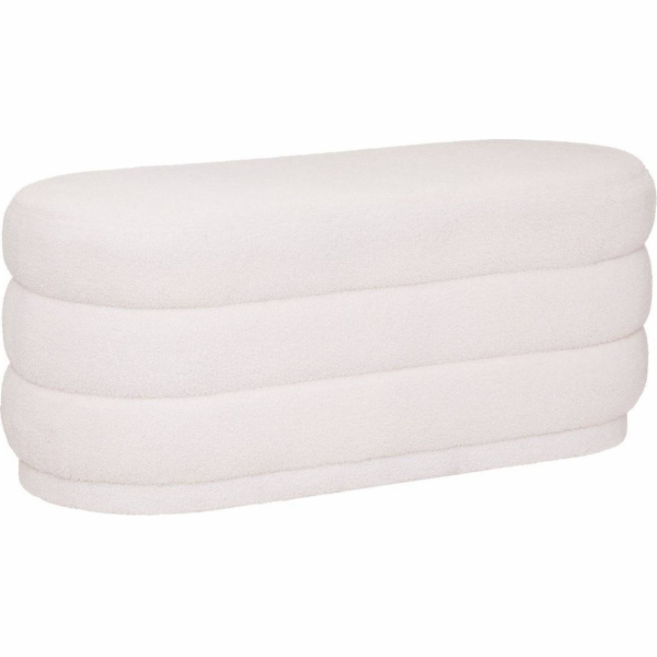 Pouffe Atmosphera White do obývacího pokoje Sinan 100 x 4...