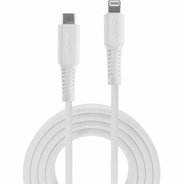 Lindy USB-C – Lightning kabel 0,5 m bílý (31315)
