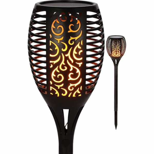 Saska Garden Solární svítilna FLAME EFFECT 12x12x78cm 36 ...
