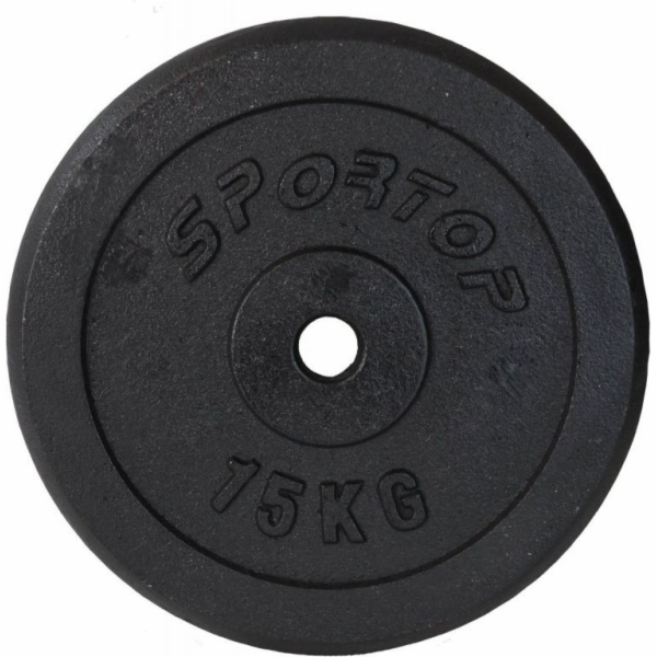 Sportop litinová zátěž 15 kg průměr 26