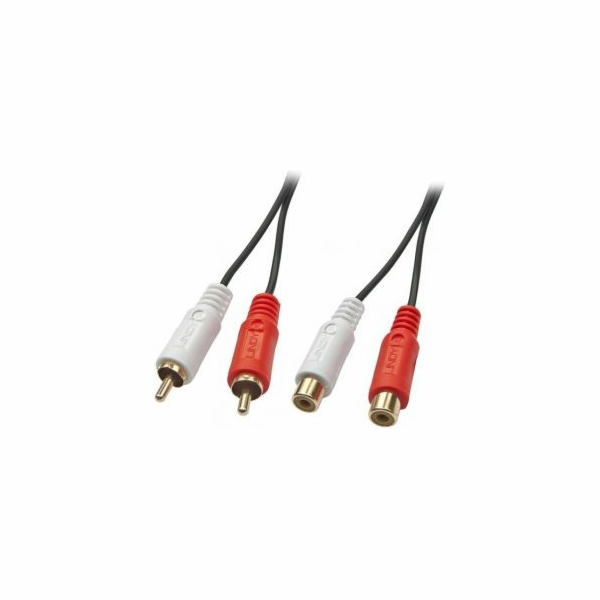 Lindy RCA (Cinch) - RCA (Cinch) kabel 5m černý (35673)