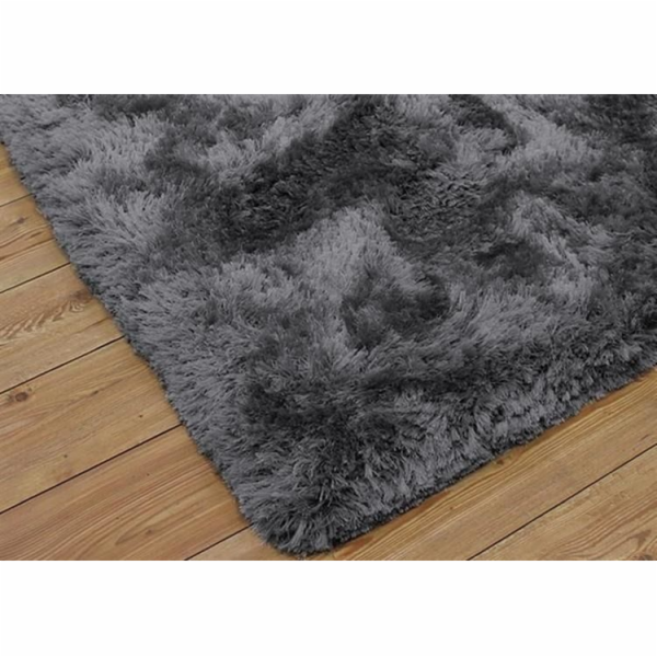 Koberec - Obývací pokoj Shaggy 160x220 - Tmavě stříbrná