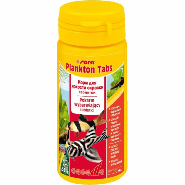 Sera Plankton Tabs Nature 50 ml - krmivo zvýrazňující bar...