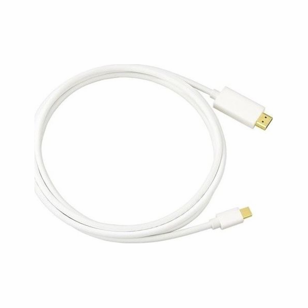 LMP DisplayPort Mini - HDMI kabel 2m bílý (LMP-MH-2M)