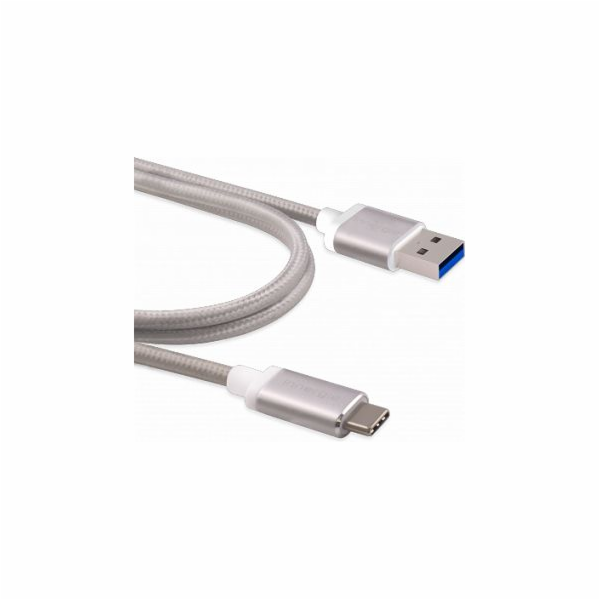 Innergie USB-A - USB-C USB kabel 1 m stříbrný (3082186500)