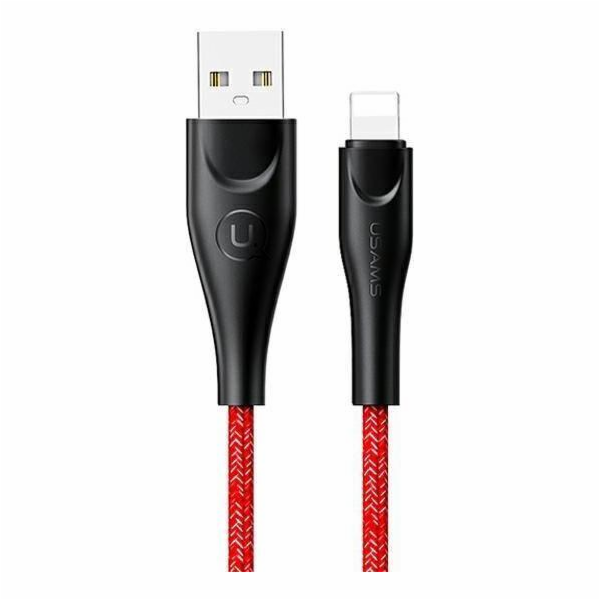 Usams USB-A – Lightning kabel 1 m červený (6958444983479)