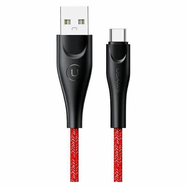 Usams USB-A – USB-C USB kabel 2 m červený (6958444983554)
