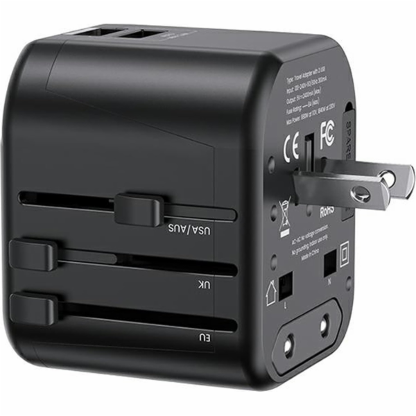 Usams Charger USAMS Wall Charger 2xUSB T55 12W univerzáln...