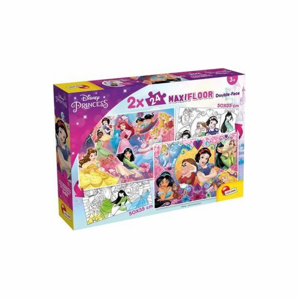 Lisciani  DISNEY PUZZLE MAXIFLOOR 2 X 24 PRINCESS