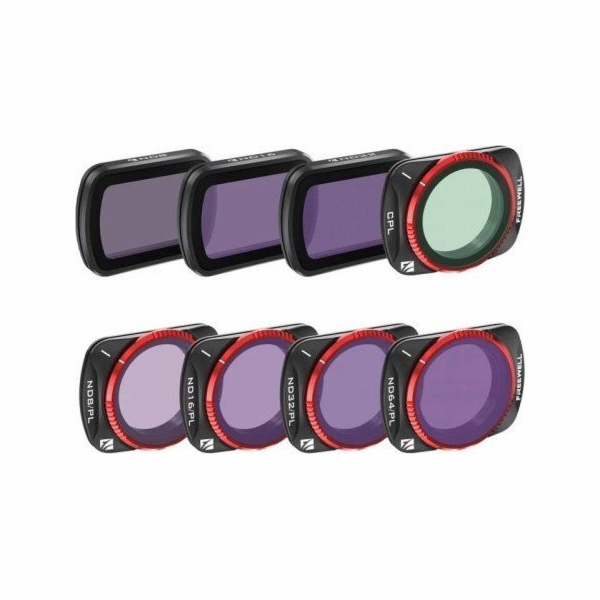 Freewell Sada 8 ks filtrů Freewell DJI Osmo Pocket 3 All Day