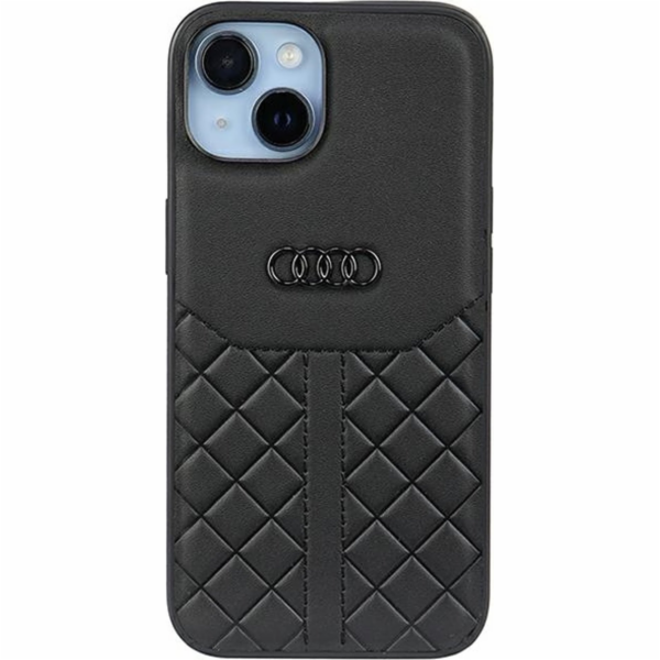 Audi Audi Originální kožený iPhone 14 6,1" černý/černý pe...