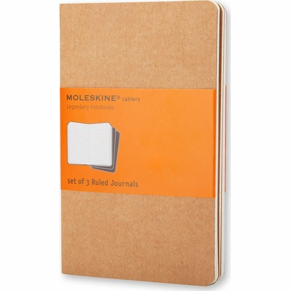 Moleskine Sada 3 ks MOLESKINE Cahier Journal P (9x14cm), ...
