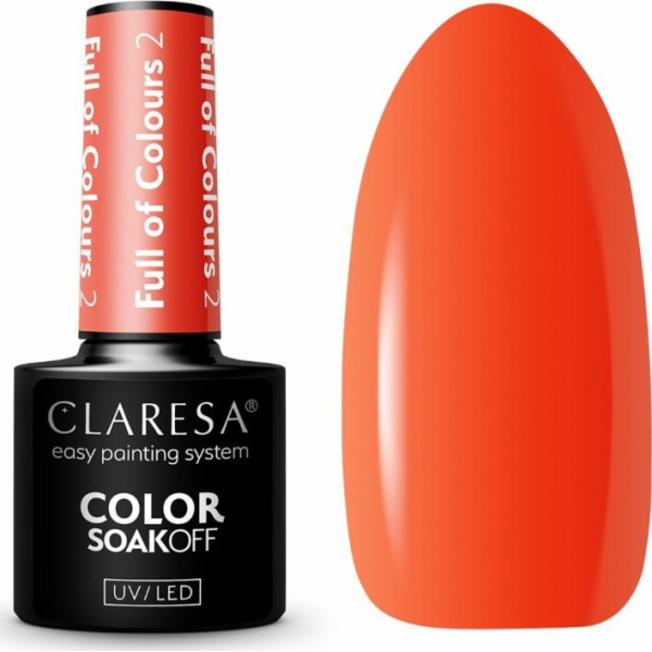 Activeshop CLARESA Hybridní lak Plný barev 2 -5g