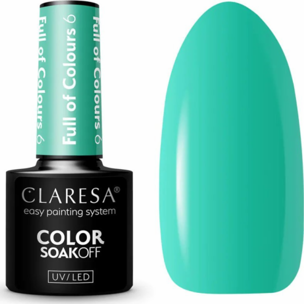 Activeshop CLARESA Hybridní lak Plný barev 6 -5g